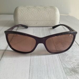 Ladies Oakley Confront Sunglasses purple lens with Oakley Case